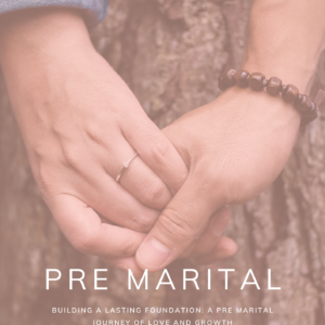 Cover Page for the Pre Marital Downloadable Workbook.